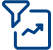Icon representing an effective funnel